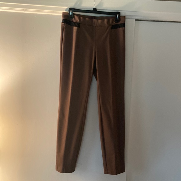Alfani Womens Ponte Slim Fit Skinny Pants Gray Size 12 main image 0